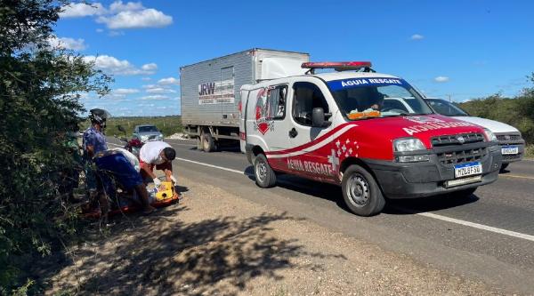 A caminho do local do acidente, irmão de adolescente gravemente ferido se envolve em nova colisão na BA-409 em Conceição do Coité