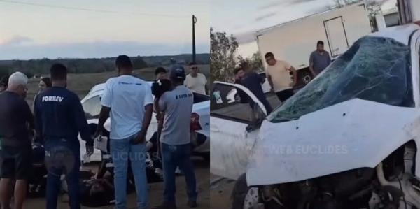 Acidente na BR-116 deixa feridos em trecho entre Serrinha e Santa Bárbara