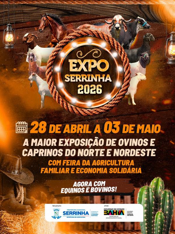 Expo Serrinha 2026 confirma edição histórica e amplia participação com novas atrações