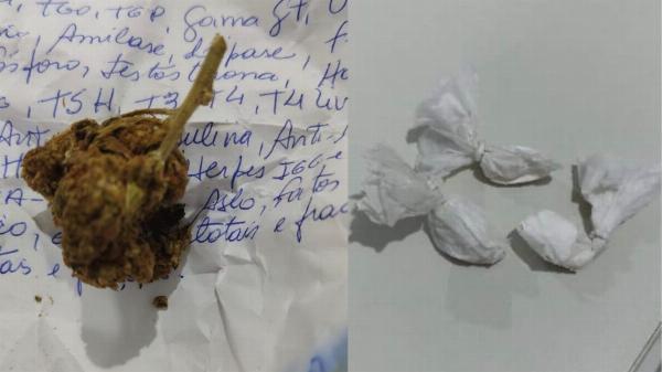 Polícia Militar conduz dois suspeitos por porte de drogas em ações distintas em Serrinha