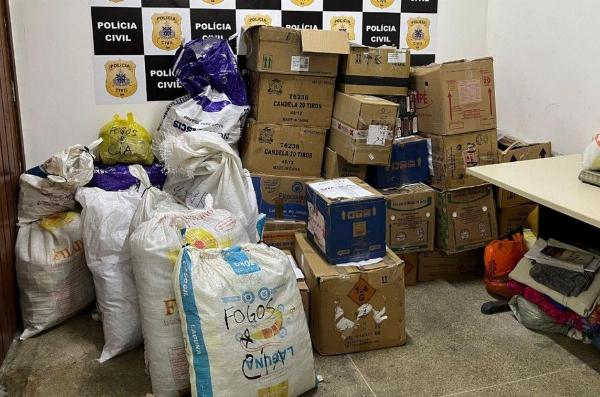 SERRINHA - Operação “Em Chamas” apreende sete mil fogos de artifício irregulares