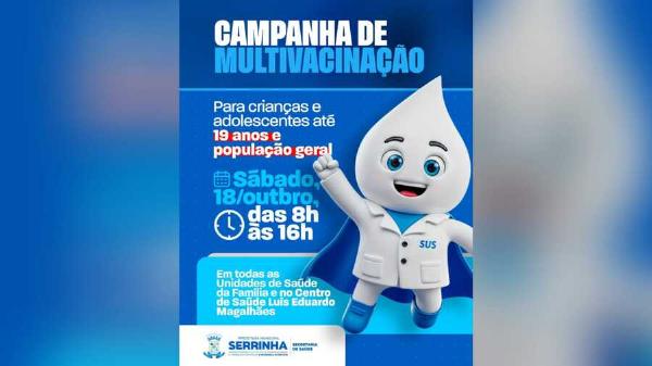 Campanha de Multivacinação é Intensificada em Serrinha